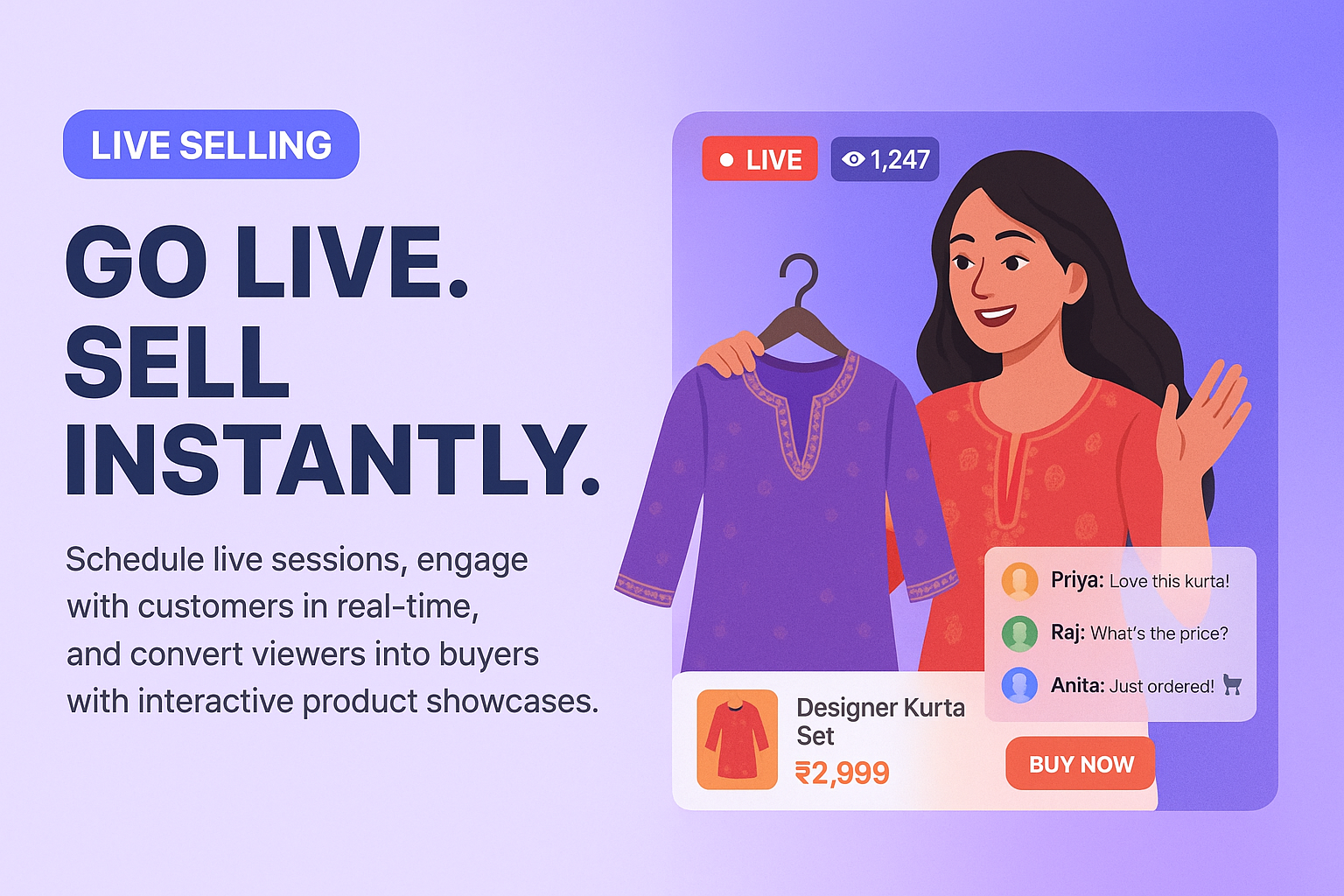 Live Selling Preview